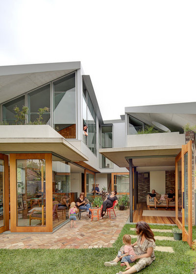 Contemporary Exterior by Drew Heath Architects
