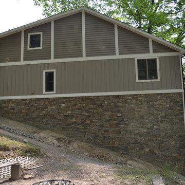 Nineveh Indiana Lake House Exterior Renovation