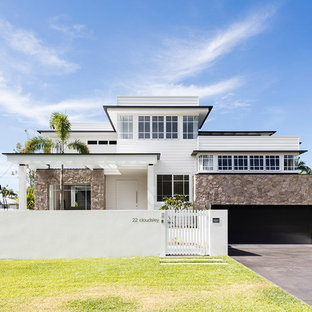 Beach style exterior in Sunshine Coast.