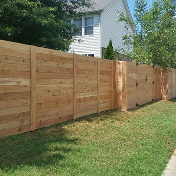 Norma Dr Nashville Horizontal Cedar Privacy Fence