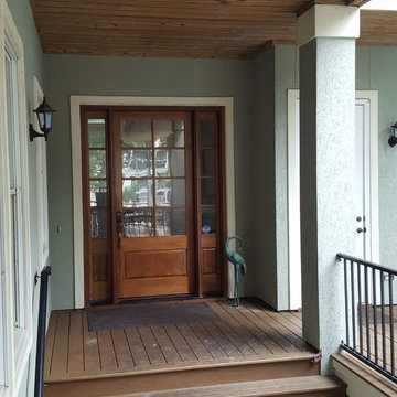 North Forest Beach Rental Home: Walk up entryway