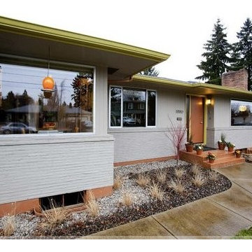 north portland mid century - exterior