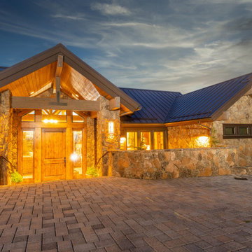 North Rim, Rustic Mountain Lodge, Custom Home