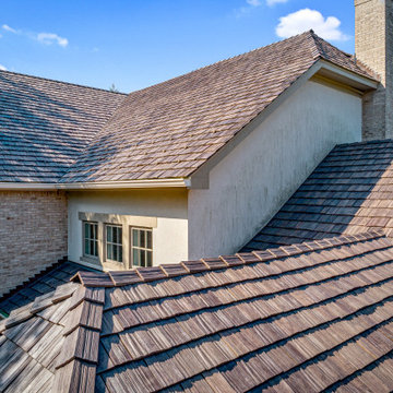 Northbrook, IL - BRAVA Roof Tile - Multi-width Shake install