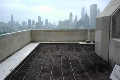 NYC rooftop drip irrigation