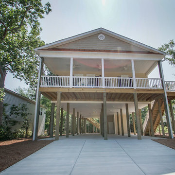 Oak Island Residence front elevation