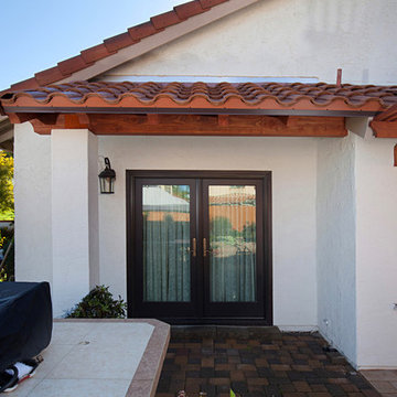 Oceanside Full Shade Patio with Tile Roof and Stucco