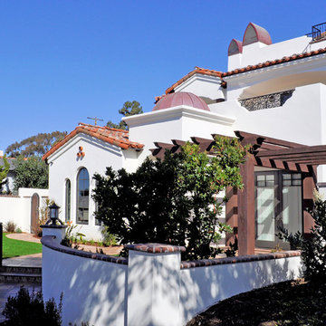 Oceanside Spanish Mediterranean 3 Story home