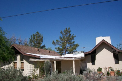 Example of a trendy exterior home design in Phoenix