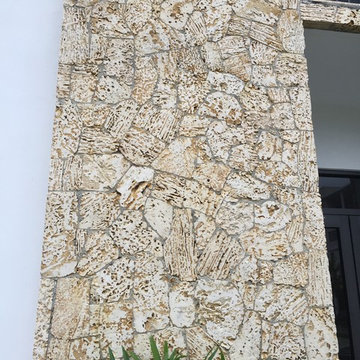 Oolite Stone Wall