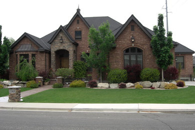 This is an example of a traditional house exterior in Salt Lake City.