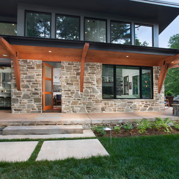 Organic Mountain Contemporary Asheville Renovation