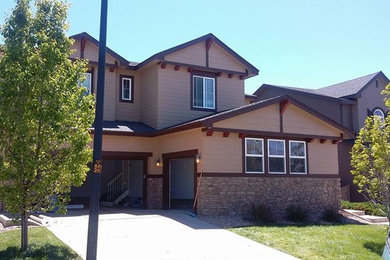 Example of a trendy exterior home design in Denver