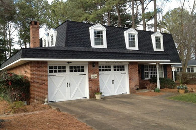 Example of a mid-sized classic garage design in Other