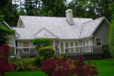 Example of an exterior home design in Seattle