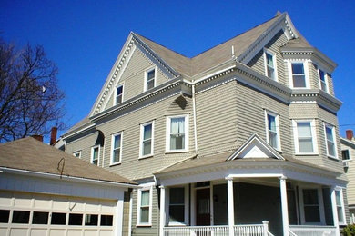 Example of a classic exterior home design in Providence