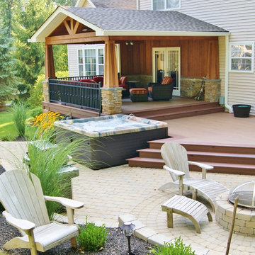Outdoor Great Room with Awesome Covered Structure in Sparta, NJ