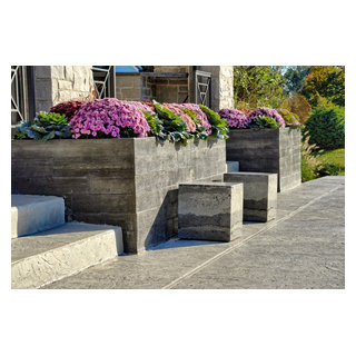Outdoor Living Custom Concrete - Farmhouse - Exterior - Indianapolis ...