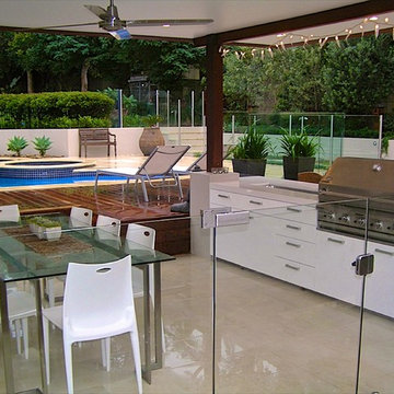 Outdoor living space in Dolans Bay NSW