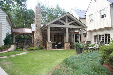 Outdoor loggia and covered spaces