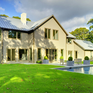 Oyster Shores Contemporary Barn Home