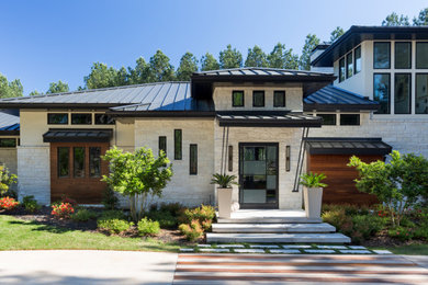 Example of a trendy exterior home design in Little Rock