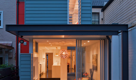 Houzz Tour: Butterfly Roofs Top a Sydney Terrace House