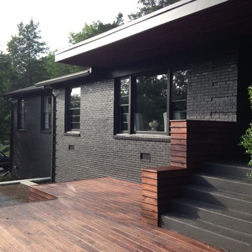 Painted Brick Exterior