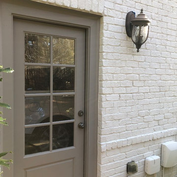 Painted Brick Exterior
