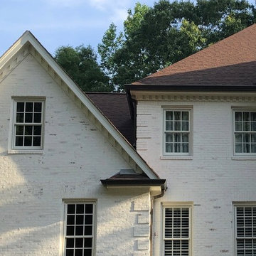 Painted Brick Exterior (Limewash) After