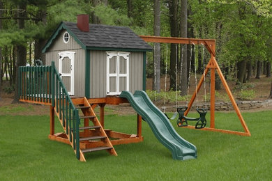 Painted Waterloo Structures Swing Sets
