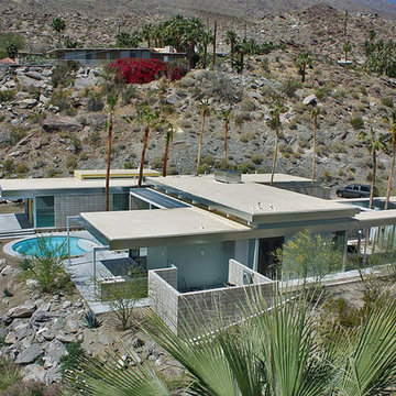 Palm Springs Modern Ariel View