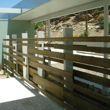 Palm Springs Modern Fence Detail