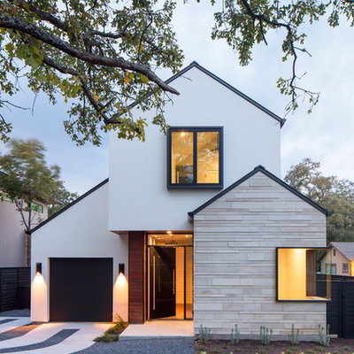 Example of a trendy exterior home design in Austin