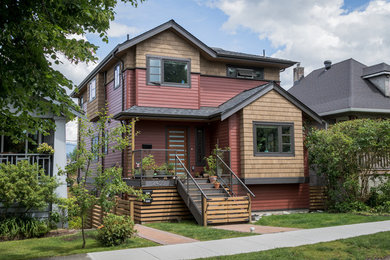 Transitional exterior home photo in Vancouver