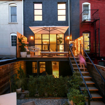 Rear facade - South Slope Brooklyn Townhouse