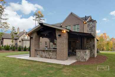 Arts and crafts exterior home photo in Charlotte
