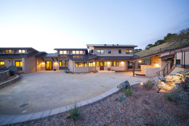 Inspiration for a modern exterior home remodel in San Luis Obispo