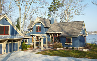 Houzz Tour: Historical Details Charm in a Lakeside Michigan Home