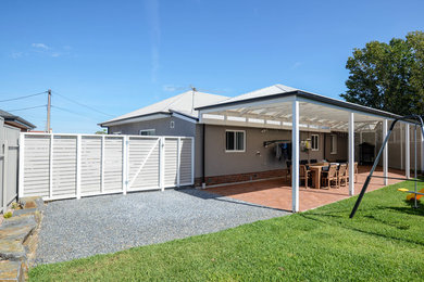 Modern house exterior in Adelaide.