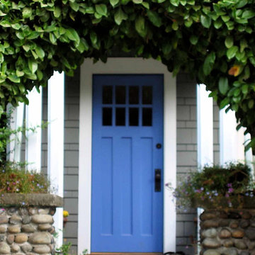 Periwinkle blue door