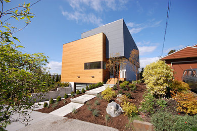 Trendy exterior home photo in Seattle