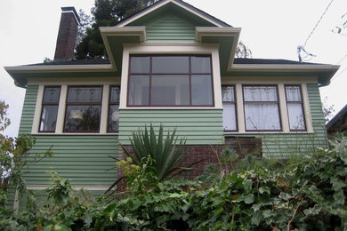 Inspiration for a craftsman exterior home remodel in Seattle