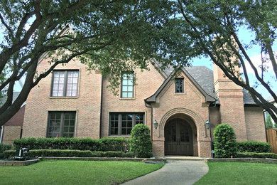 Traditional house exterior in Dallas.