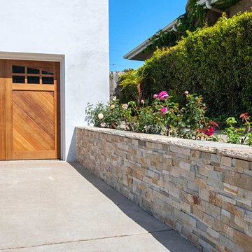 Point Loma Stucco Remodel with Stacked Stone