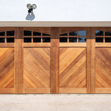 Point Loma Exterior Wood Garage Door