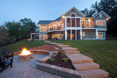 Inspiration for a timeless exterior home remodel in Minneapolis