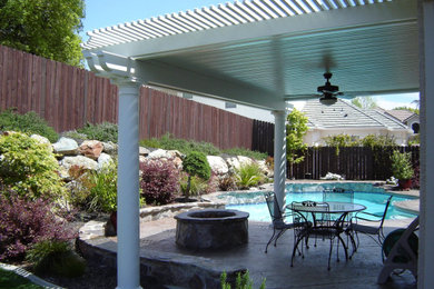 Pool Cover with Fan beam