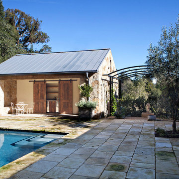 Pool House in Woodside