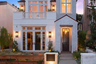 Transitional exterior home photo in Orange County